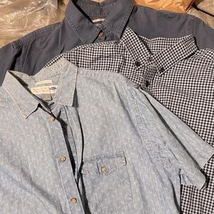 Men casual button down shirts